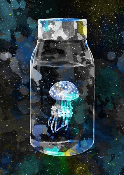 Медуза в банке