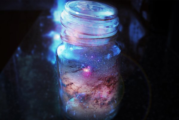 МК космос в бутылочке