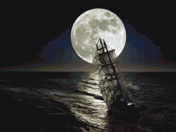 Парусник и Луна