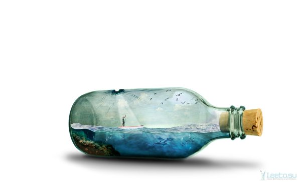Море в бутылке