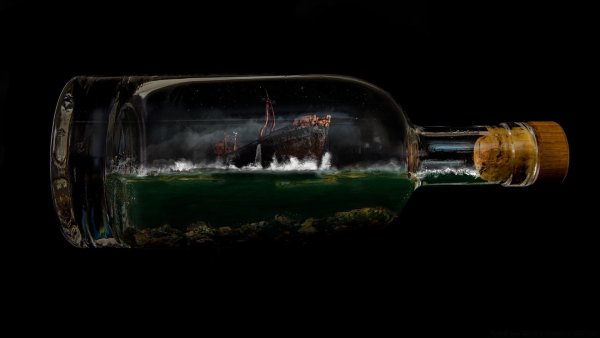 Корабль в бутылке