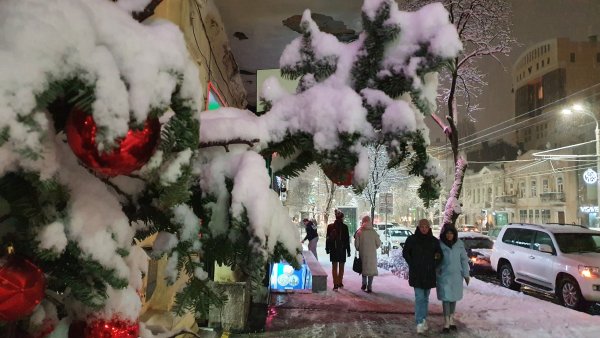 Снег в Ростове