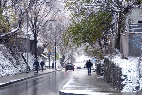 Снег в Ростовской области