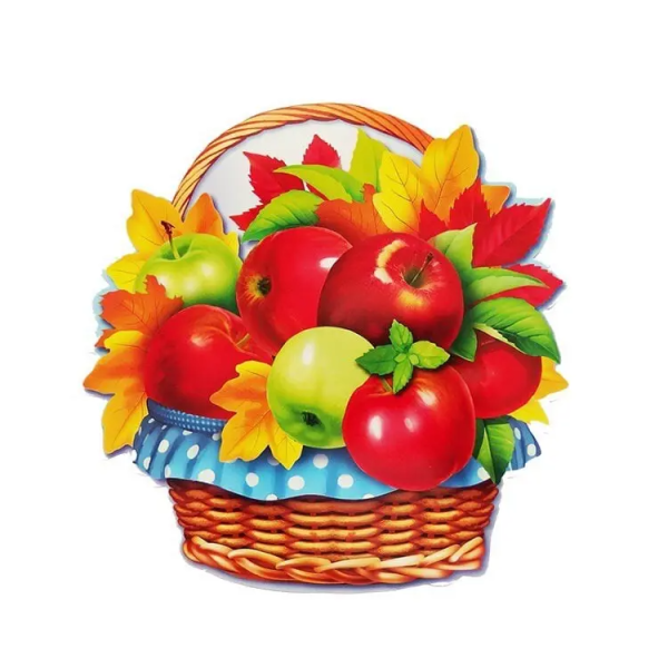 Оформление осенней корзинки