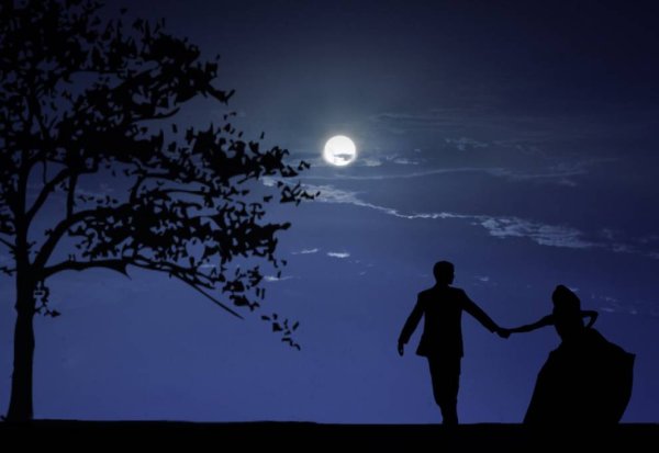 Влюбленные ночью