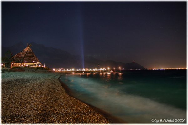 Турция ночью