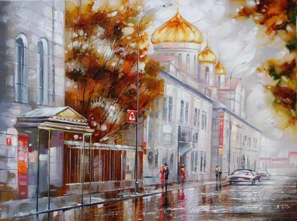 Художник Сыдорив Зиновий , Кремль , набережная