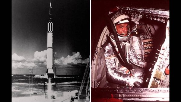 Алан Шепард первый космонавт 1961 год полет