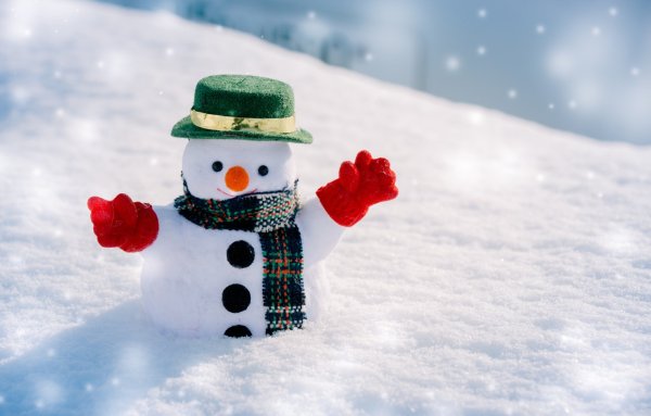 Снеговик и лето