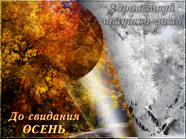 До свидания осень