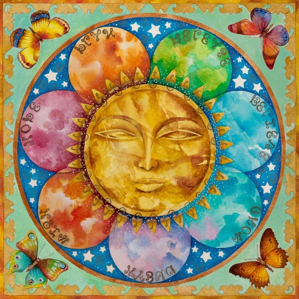 Будда солнце Луна