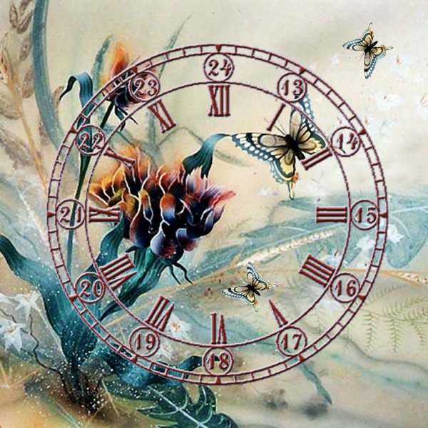 Красивый циферблат