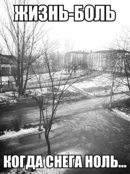 Где снег картинки смешные