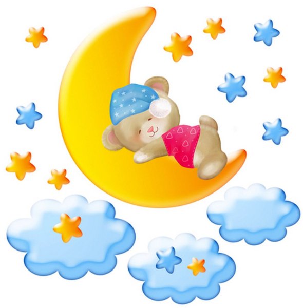 Наклейки в спальню детского сада