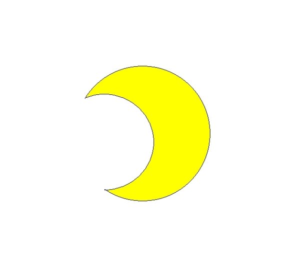 Месяц рисунок