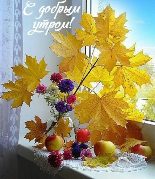 Доброе осеннее утро сентября