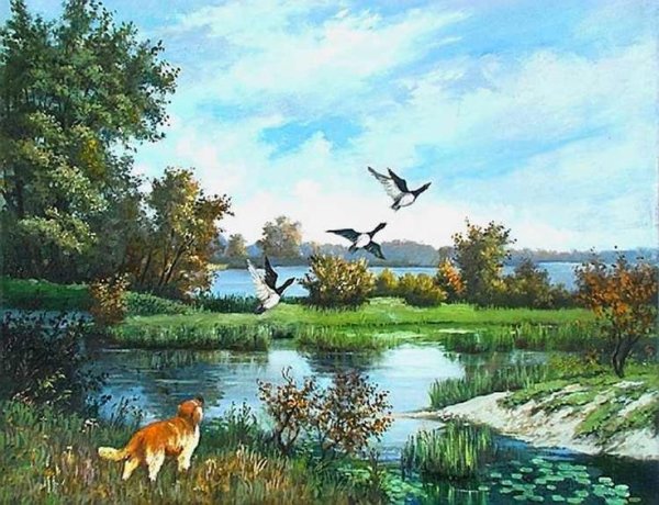 Художник Виктор Несмеянов.пейзажи