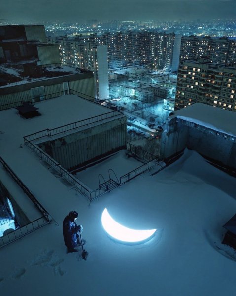 Леонид Тишков художник частная Луна