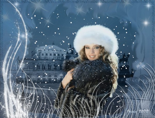 Падающий снег анимация