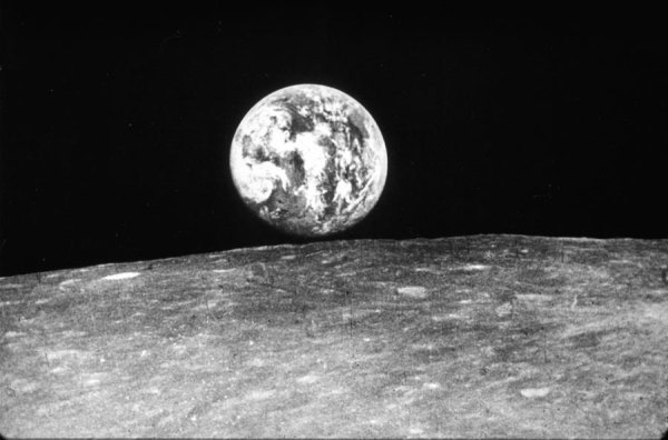 Зонд-7 снимки Луны