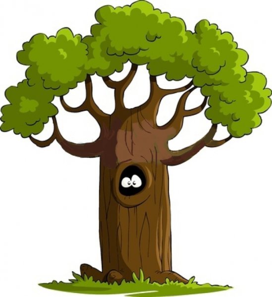 Нарисовать дерево с дуплом