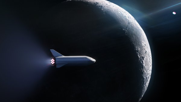 Ракета SPACEX Moon
