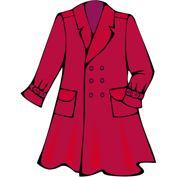 Пальто нарисовать
