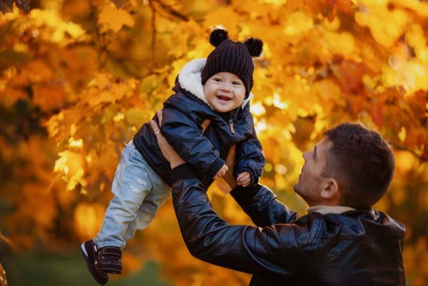 Фотосессия осенью с детьми