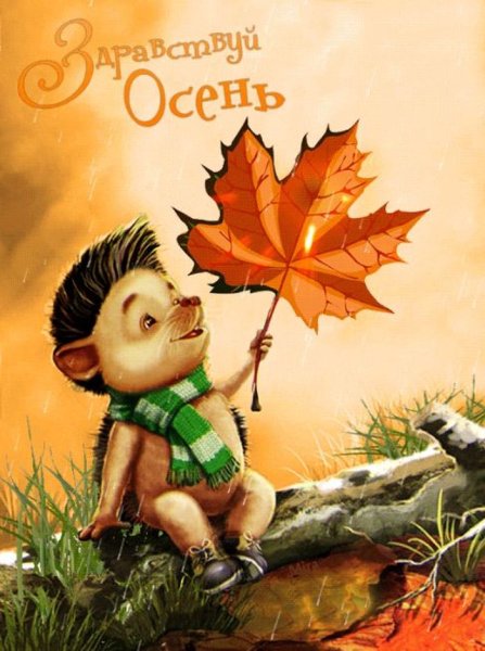 Открытки осень