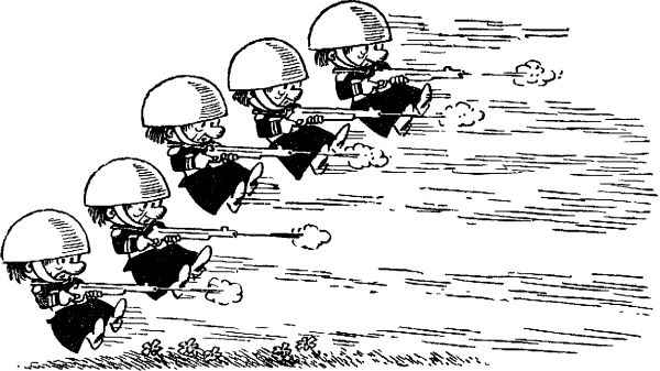 Иллюстрации к Незнайке на Луне полицейские