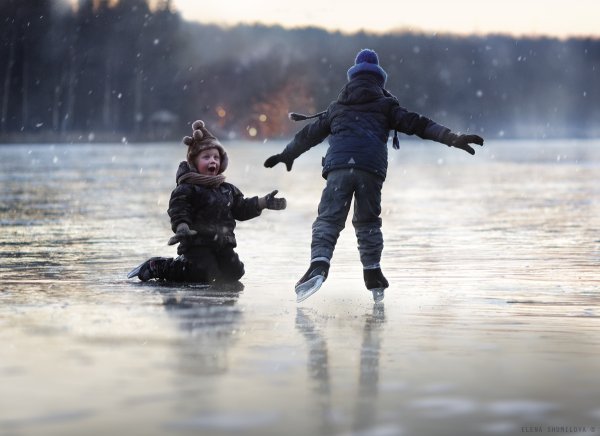 Дети на льду