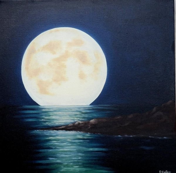 Полнолуние в живописи
