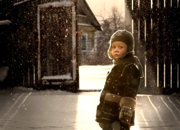 Мальчик зима