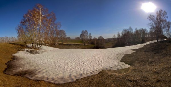 Весна таяние снега