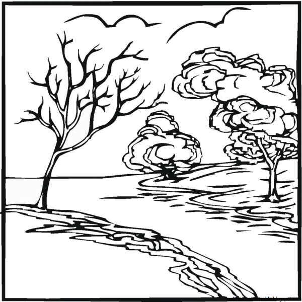 Раскраска явления природы для детей