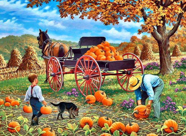 Художник Джон Слоан осень