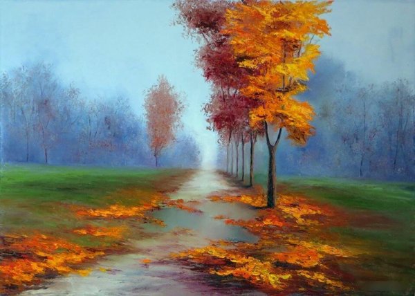 Картина осень