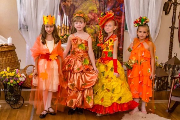 Костюм на осенний бал для девочки