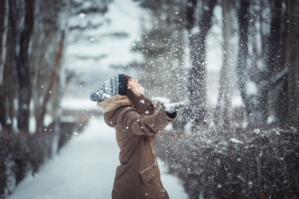 Зима снег настроение