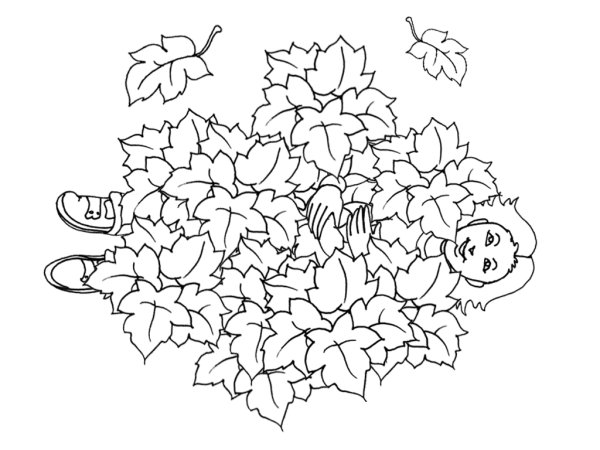 Раскраска. Осень