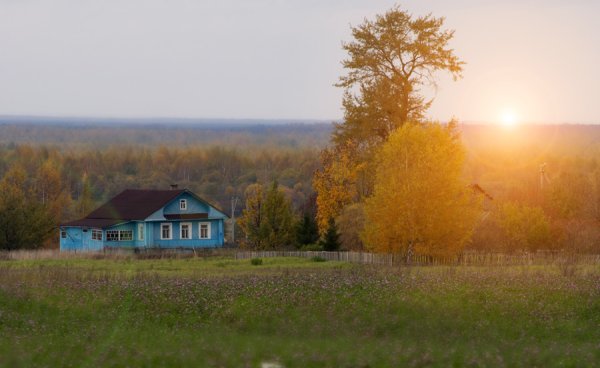 Доброе утро осень деревня