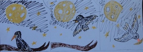 Сказочное объяснение изменения облика Луны