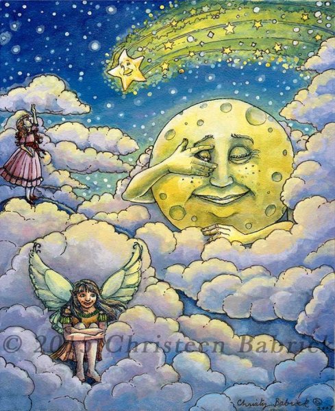 Сказочный облик Луны