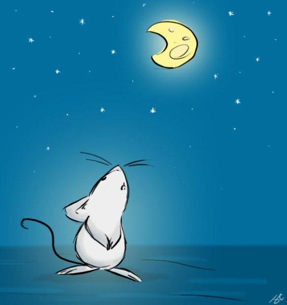 Мышонок и Луна