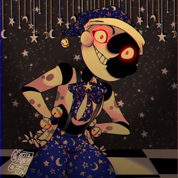 FNAF Security Breach Moon face