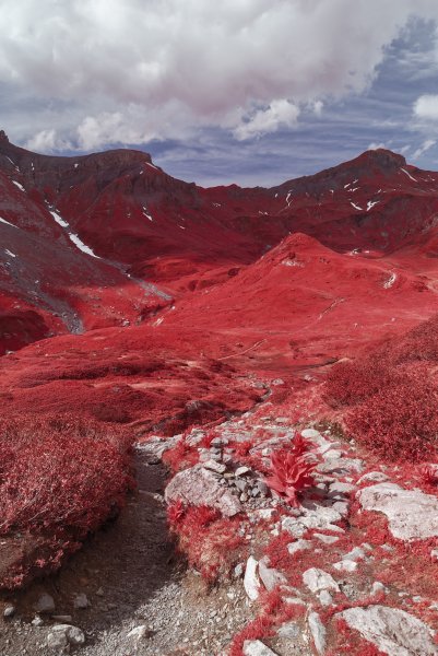 Сьерра Невада красный снег