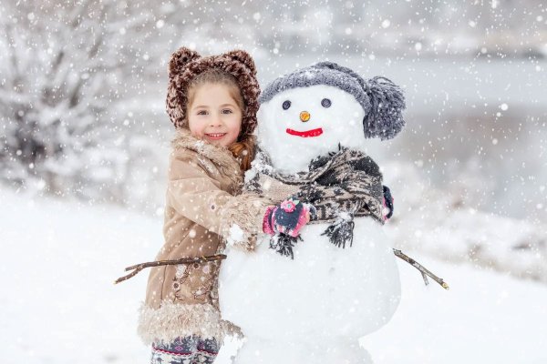 Детская зимняя фотосессия
