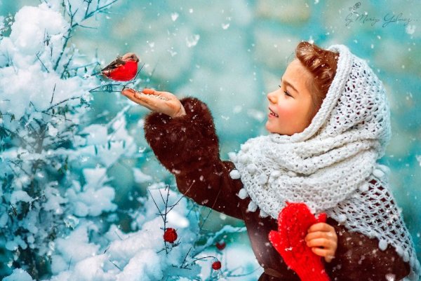 Снегирь девочка