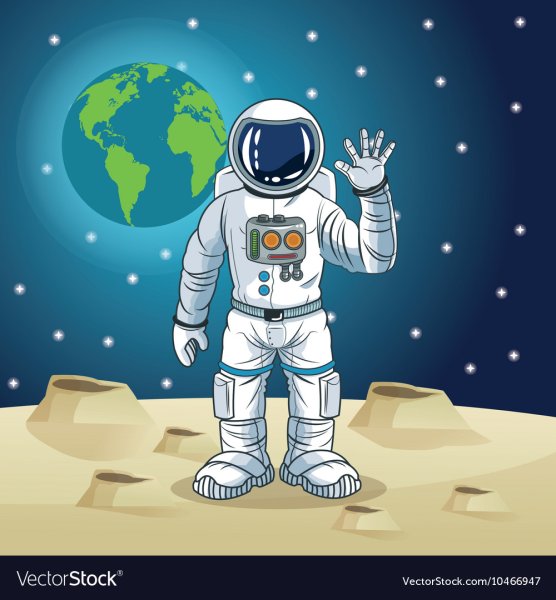 Скафандр Космонавта вектор