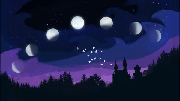 Сказочный облик Луны